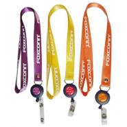 Nylon Lanyard With Badge Reel & Yo Yo