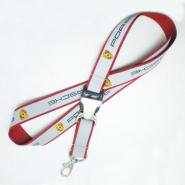 Polyester Lanyard With Reflective Band