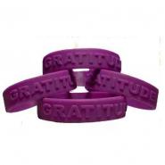 Debossed/Embossed Silicone Wristband