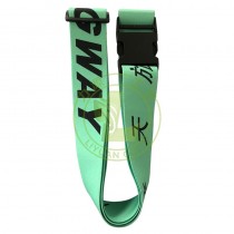 Custom Design Luggage Straps Set Adjustable Suitcase Belts Silicone Luggage Tags With Name ID Card