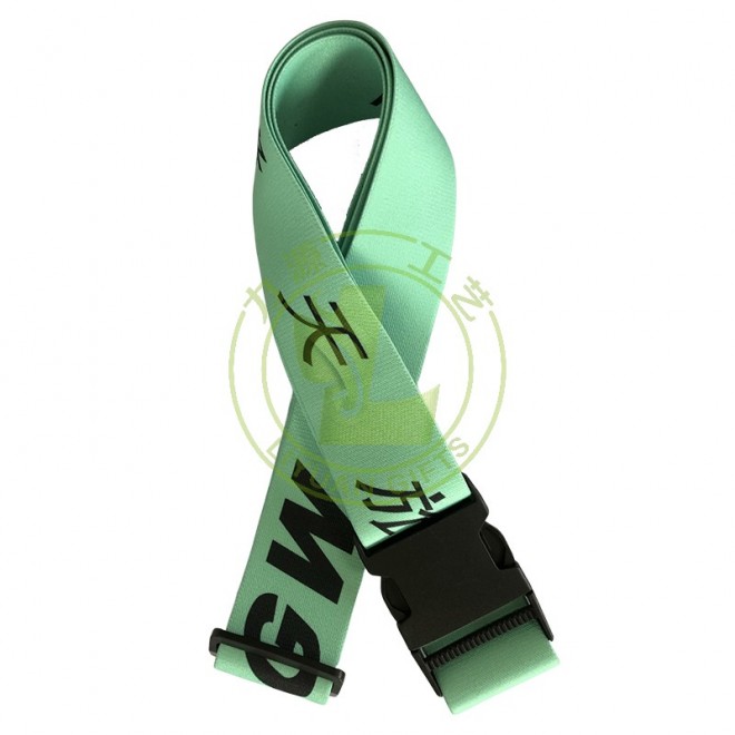 Custom Design Luggage Straps Set Adjustable Suitcase Belts Silicone Luggage Tags With Name ID Card