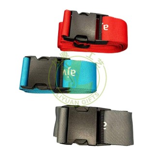 Wholesale Bulk Printed Adjustable Travel Luggage Belt Custom Logo Personalized Nylon Free Sample Custom Luggage Strap