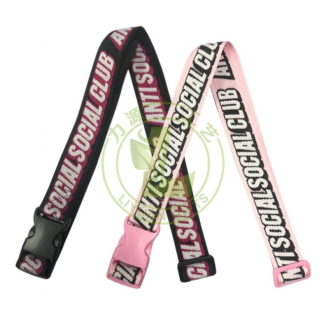 Wholesale Custom Promotion Adjustable Multi Luggage Strap Woven Travel Use Safety Luggage Bag Belt Recycled