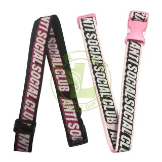 Wholesale Custom Promotion Adjustable Multi Luggage Strap Woven Travel Use Safety Luggage Bag Belt Recycled