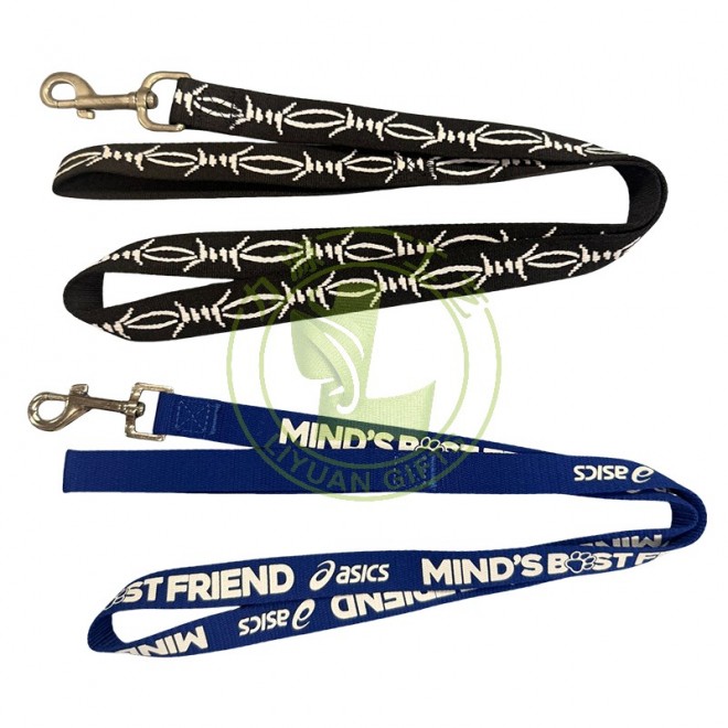 Hot Selling Promotional Dog Leash Custom Unique Style Dog Rope Leads Durable Print Polyester Pet Lead Leashes with logo