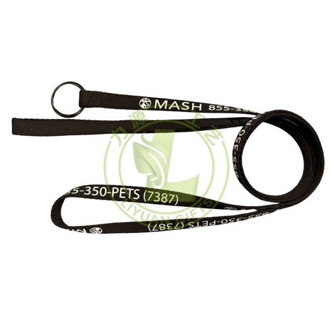 Custom Screen Printed PET Leash High Quality Promotional Pet Product