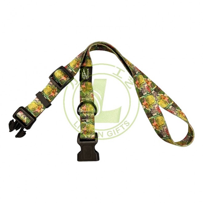 Wholesale Pet Products Polyester Sublimation Custom Print Logo Dog Leash