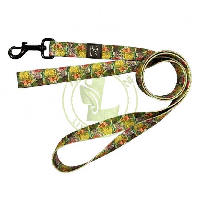Wholesale Pet Products Polyester Sublimation Custom Print Logo Dog Leash