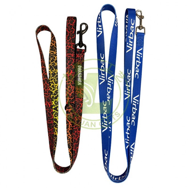New Arrives Personalized Designer Pattern Custom LOGO Accept Luxury Print Training 5ft Long Dog Leashes for Small Medium