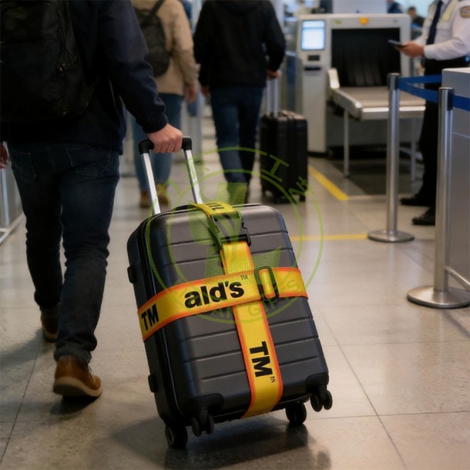 Custom Luggage Straps Suitcase Belt Bag Luggage Strap Accessories for Travel Suitcase Belt With Logo Custom