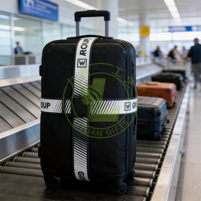 Adjustable Luggage Strap Suitcase Polyester Luggage Belt Cross Packing Strap