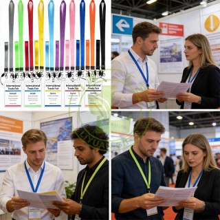 High Quality Wholesale Nylon Lanyards Different Colors 15mm-20mm Width Blank Plain Straps Have in Stock