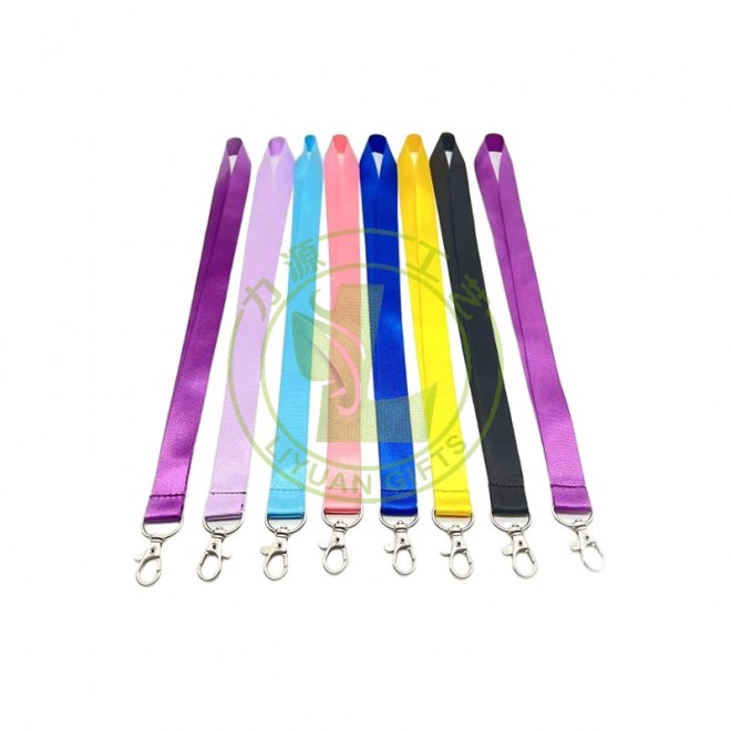 Custom Sublimation Breakaway Keychain Badge Lanyards Nylon Logo In-Stock Plain Blank Polyester Lanyard for Promotional Use