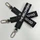 High Quality Multi-color Brand Customized Outdoor Short Lanyard Carabiner Car Keychain