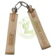 Wholesale Custom Cross-Border for Lulu-Style Key Lanyard Multi-Functional PU Leather Keychain Pendant Printed Logo Thermal