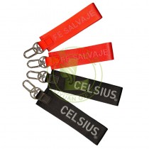 High Quality Lulu Fabric Mobile Key Chain Jacquard Lanyard Multi-Color Anti-lost Wristlet