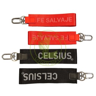 High Quality Lulu Fabric Mobile Key Chain Jacquard Lanyard Multi-Color Anti-lost Wristlet