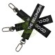 High Quality Multi-color Brand Customized Outdoor Short Lanyard Carabiner Car Keychain