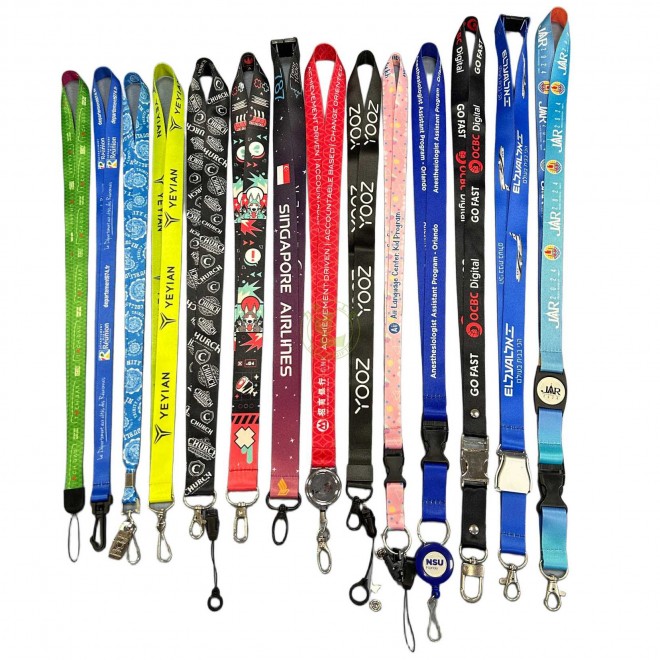 Factory Custom ID Case Name Badge Plastic Card Holder Polyester Lanyards with logo Custom