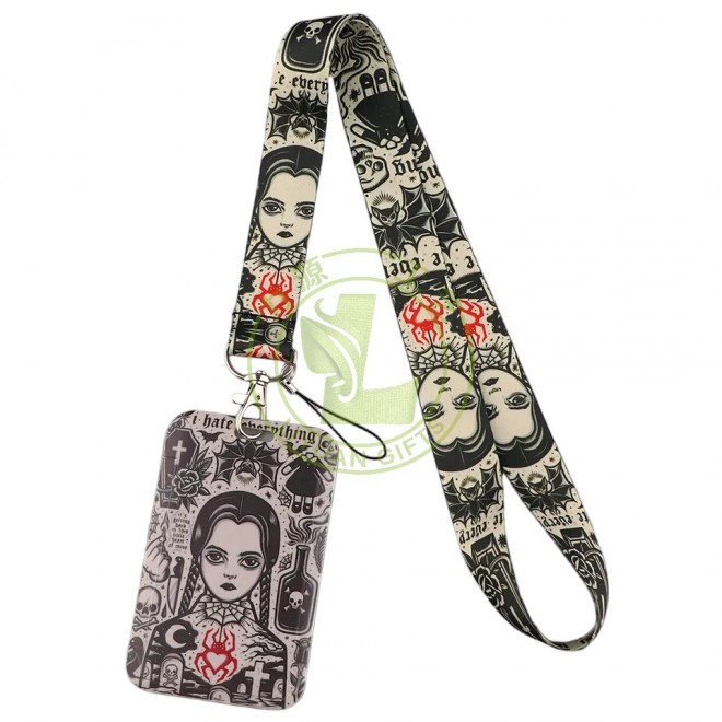 Factory Custom ID Case Name Badge Plastic Card Holder Polyester Lanyards with logo Custom