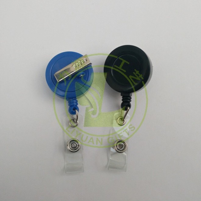 Badge Reel Keychain with 360° Swivel - Durable Acrylic ID Holder For Nurses, Doctors, Teachers
