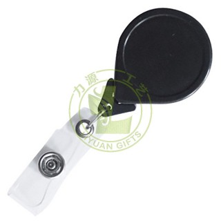  Find similar icon Economic Plastic Round Retractable Keychain Badge Reel ID Card Name Office Badge Holder Conference Card Key Reel Roller Clip