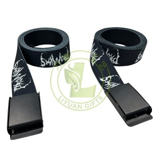 Wholesale Men Braided Fabric Elastic Woven Stretch Alloy Auto Lock Buckle Sporty Style 120CM Jeans Belts