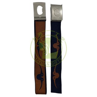 Custom Logo Men's Sport Compass Tactical Belt Durable Nylon Webbing Heavy Duty Zinc Alloy Buckles Magnetic Outdoor Fabric Belts