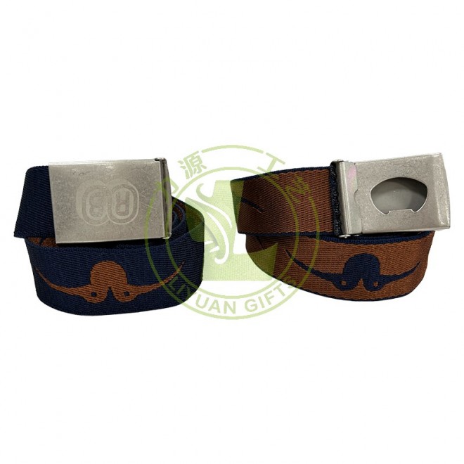 Custom Logo Men's Sport Compass Tactical Belt Durable Nylon Webbing Heavy Duty Zinc Alloy Buckles Magnetic Outdoor Fabric Belts