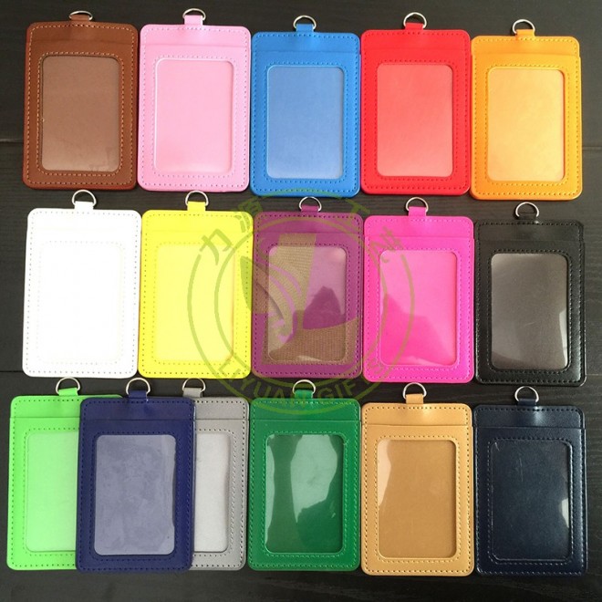 Custom Credit Card Sleeves Wholesale Cheap Plastic Nurse Id Tag Student Staff Name Holder Case Badge Identity Card Cover