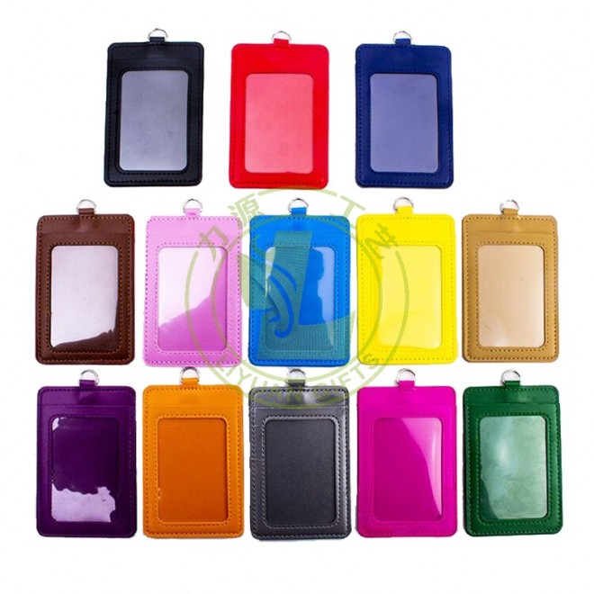 Custom Credit Card Sleeves Wholesale Cheap Plastic Nurse Id Tag Student Staff Name Holder Case Badge Identity Card Cover