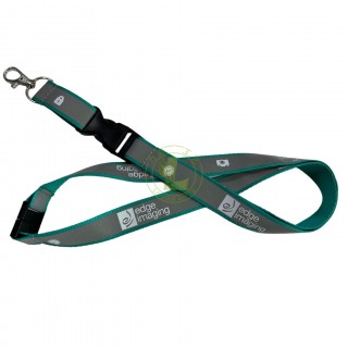 High Quality Reflective Lanyard Custom Made Company Logo Polyester Straps Safety First Reflective Lanyards