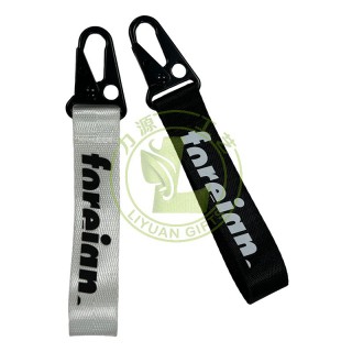 Wholesale Custom logo Short Aluminium Climbing Carabiner Keychain Lanyard