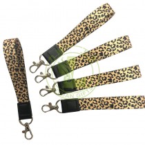 Wholesale Custom Top Quality Short Lanyard Polyester Sublimation Printed KeyChain Holder Wrist Lanyard for Keychain