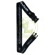 Wholesale Custom Logo Luggage Bag Straps Suitcase Durable Adjustable Silk Screen Print Baggage Belts with Quick Release Buckle