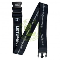 Wholesale Custom Logo Luggage Bag Straps Suitcase Durable Adjustable Silk Screen Print Baggage Belts with Quick Release Buckle