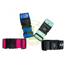 Customized Printed Adjustable Strong Extra Safety Travel Suitcase Luggage Baggage Straps Tie Belt Elastic Luggage Lashing Strap