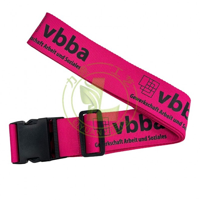 Adjustable Travel Luggage Belt Strap Heavy Duty pp Polyester Customized Luggage Belt Luggage Strap