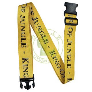 Personalized Luggage Straps TSA Lock Adjustable Travel Belt for Suitcases Polyester Packing Straps with Logo Custom
