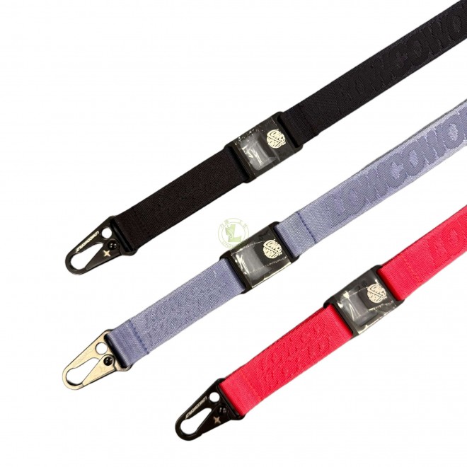 High Quality Custom Nylon Lanyard Woven Jacquard Logo Neck Hanging Strap Lanyards