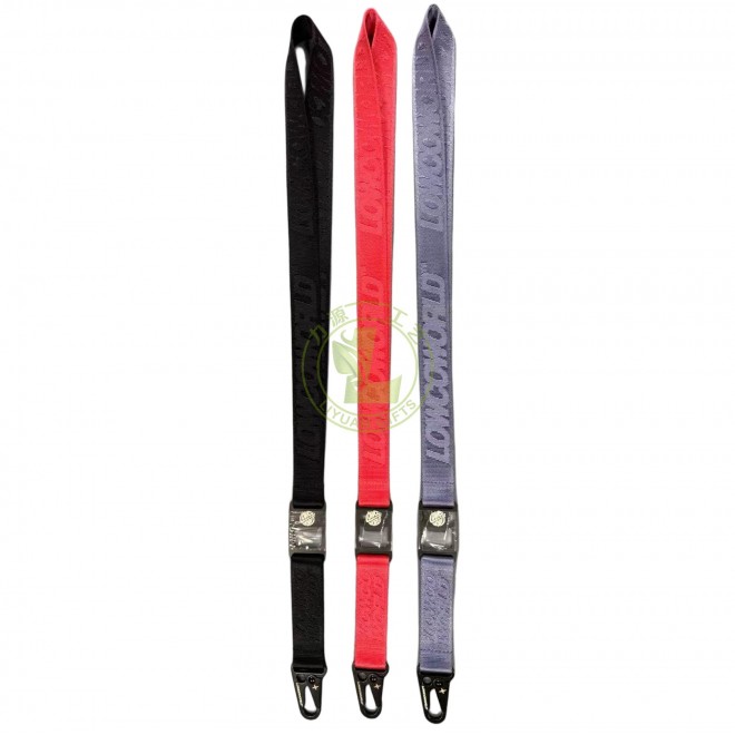 High Quality Custom Nylon Lanyard Woven Jacquard Logo Neck Hanging Strap Lanyards