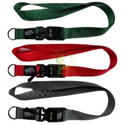 Direct Factory Eagle Hook Nylon Keychain Wristlet Lanyard Custom Logo Wrist Woven Short Strap Nylon Jacquard Lanyard with Magnetic Buckle And Keyring