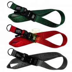 Direct Factory Eagle Hook Nylon Keychain Wristlet Lanyard Custom Logo Wrist Woven Short Strap Nylon Jacquard Lanyard with Magnetic Buckle And Keyring