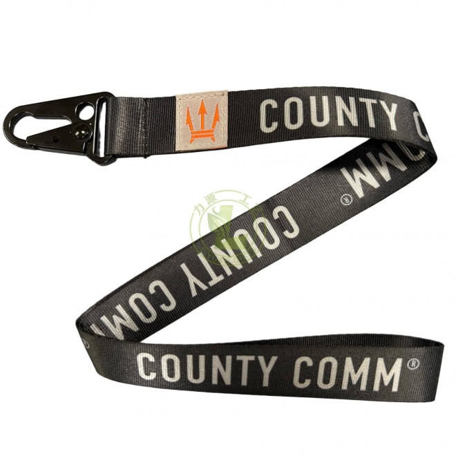 Customized Lanyards Full Color Printing Work ID Card Holder Sublimation Teacher Neck Polyester Lanyard With Logo Custom And Woven Label Jacquard Name Tag