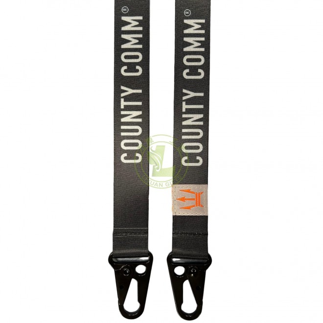 Customized Lanyards Full Color Printing Work ID Card Holder Sublimation Teacher Neck Polyester Lanyard With Logo Custom And Woven Label Jacquard Name Tag