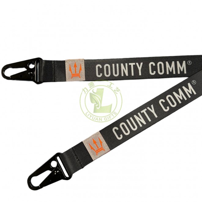 Customized Lanyards Full Color Printing Work ID Card Holder Sublimation Teacher Neck Polyester Lanyard With Logo Custom And Woven Label Jacquard Name Tag