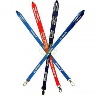 Custom Neck Lanyard Fabric Nylon Strap Keychain Rope Satin Polyester Lanyard Customised Sports Teams Lanyards With Logo Custom