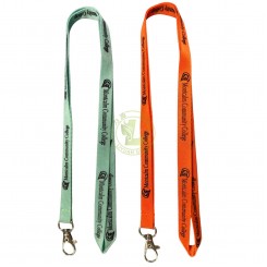 Custom Personalised Polyester Lanyard Printed Worker Name Durable Neck Strap Nylon Lanyards