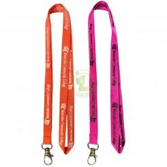 Custom Personalised Polyester Lanyard Printed Worker Name Durable Neck Strap Nylon Lanyards