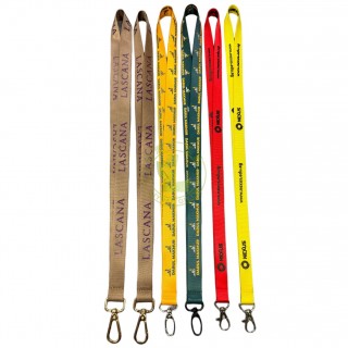 Custom Nylon Polyester Personalised Laynards Print Keychain Neck Strap Medal Sublimated Card Holder Lanyard with logo Custom